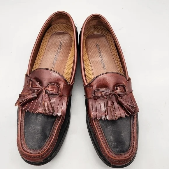 Johnston & Murphy Shoes Men 10 Aragon II Kiltie Tassel Narrow